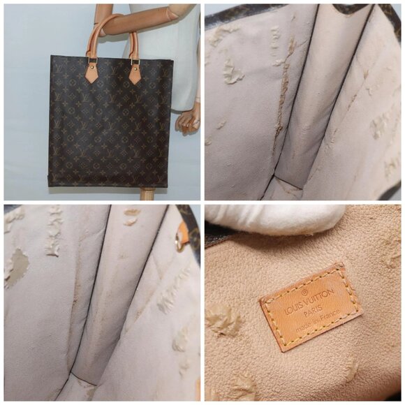 LOUIS VUITTON Monogram Sac Plat Hand Bag - Picture 15 of 15